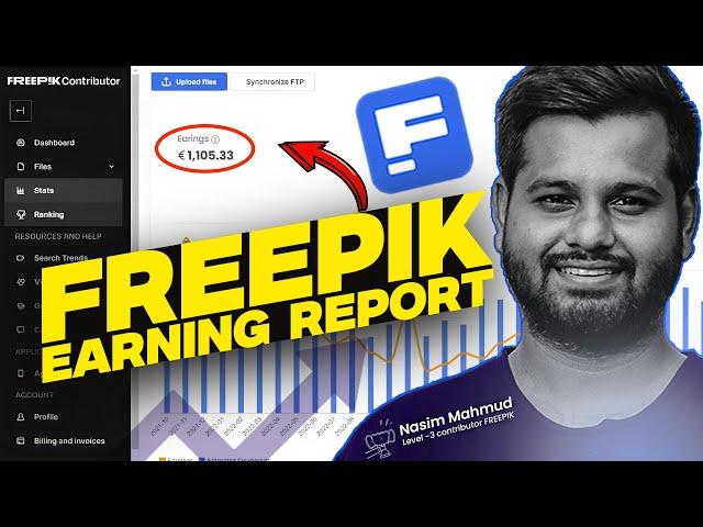 My Freepik Earnings Revealed | How Much I Really Earned on Freepik Earnings Report