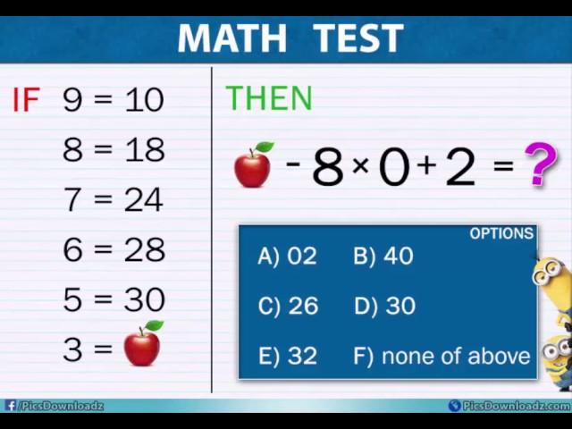 Find Apple & Solve Equation - Genius Viral Maths Puzzle