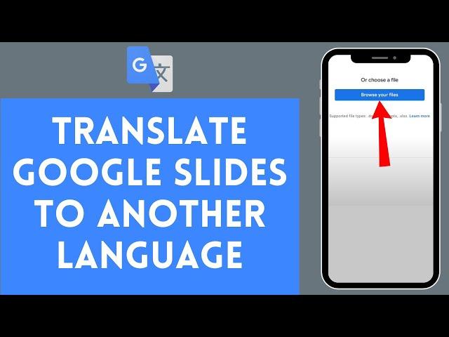 How to Translate Google Slides to Another Language (2024)