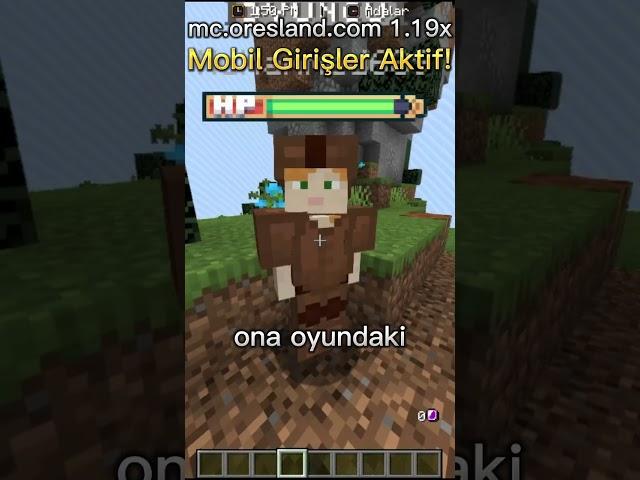 Minecraft Sunucumdaki Yeni Oyuncuya Yardım Ettim 