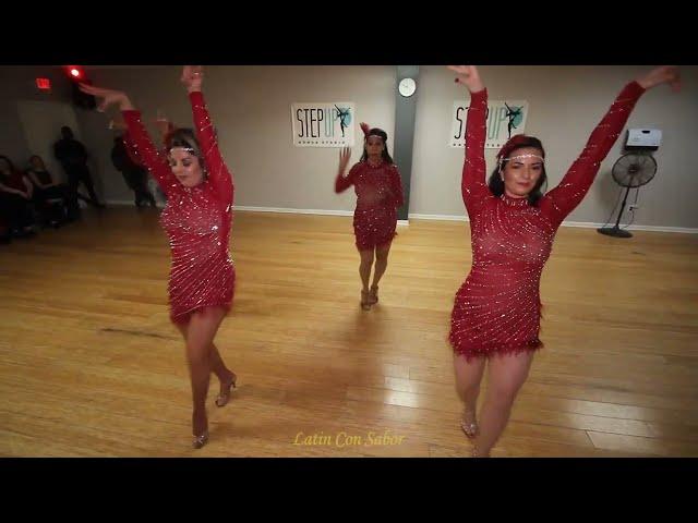 Live Performance by Isa Latin Rhythm Ladies on Friday 12-13-24 at Step Up Dance Studio.