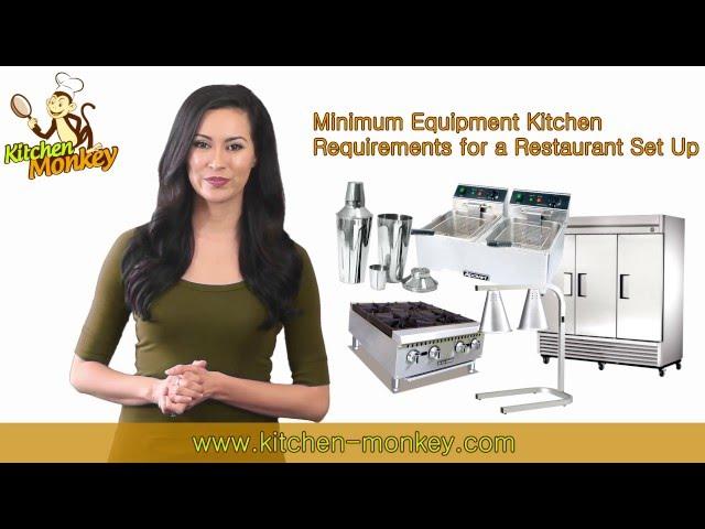 Minimum Equipment Requirements for a Restaurant Set Up