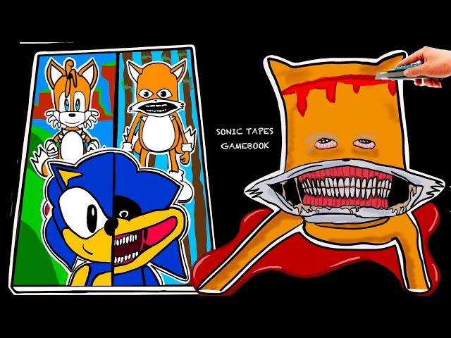 Making The Sonic TapesSHIN SONIC Game BookTAILS Sonic Squishy 🫥 DIY 소닉 테이프