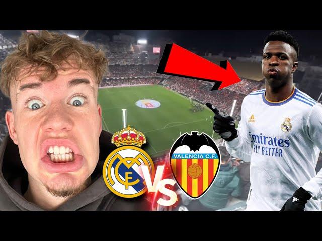 VINI JR. RASTET AUS!REAL MADRID VS. VALENCIA STADIONVLOG!