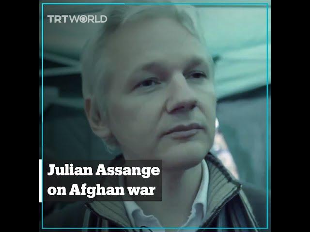 Julian Assange on Afghan war in a 2011 video