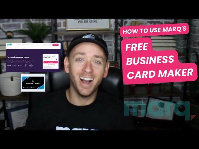 How To Use Free Business Card Maker | Marq