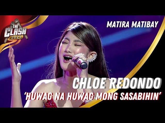 Chloe Redondo takes ‘Huwag na Huwag Mong Sasabihin’ on another level! | The Clash 2024