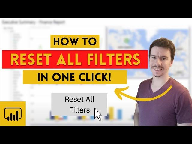 Power BI | CLEAR ALL FILTERS Button With This SIMPLE Method!