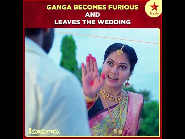 Ganga's world turns upside down In a shocking twist, she becomes furious and leaves the wedding