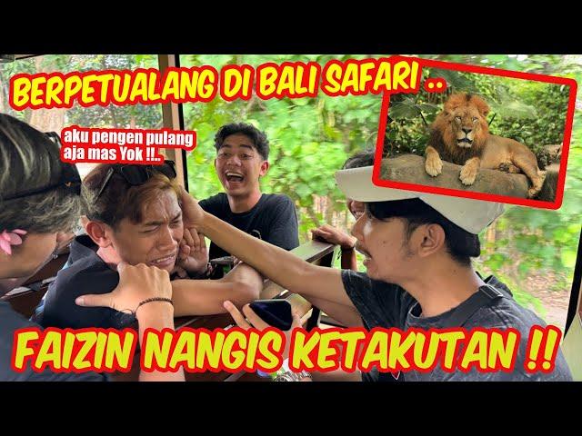 Hari pertama di Bali langsung nangis !! TERNYATA FAIZIN GAK BERANI MASUK KESINI