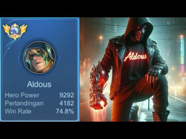 TOP GLOBAL ALDOUS 4K MATCH 74% WINRATE