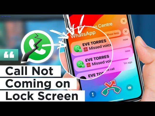 WhatsApp Call Not Ringing When iPhone is Locked [Fixed]