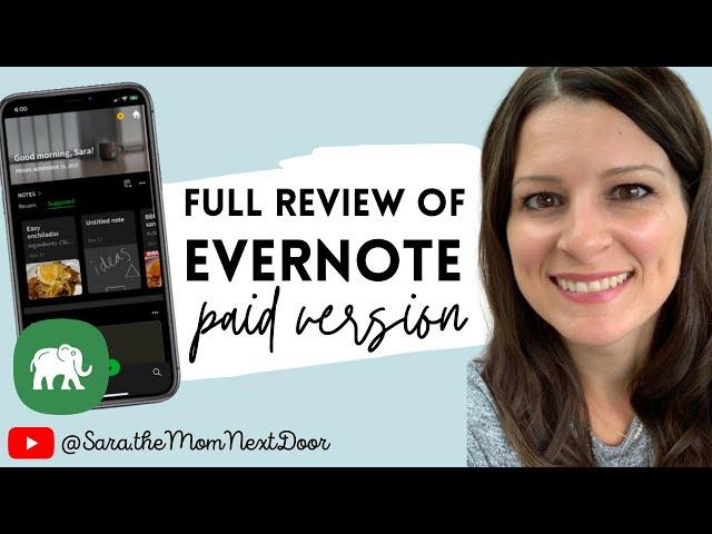 REVIEW OF EVERNOTE PAID VERSION - thinking about an upgrade? Paid vs free Evernote app on iPhone