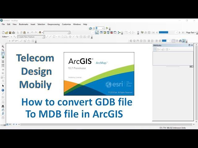 How to Convert Gdb file to Mdb file in ArcGIS FTTH Design