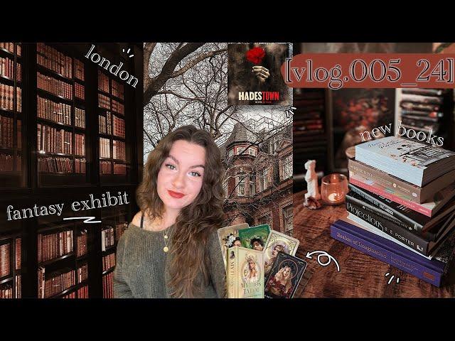 [vlog.005_24] korean skincare & book haul, british library fantasy exhibition & more ‍️