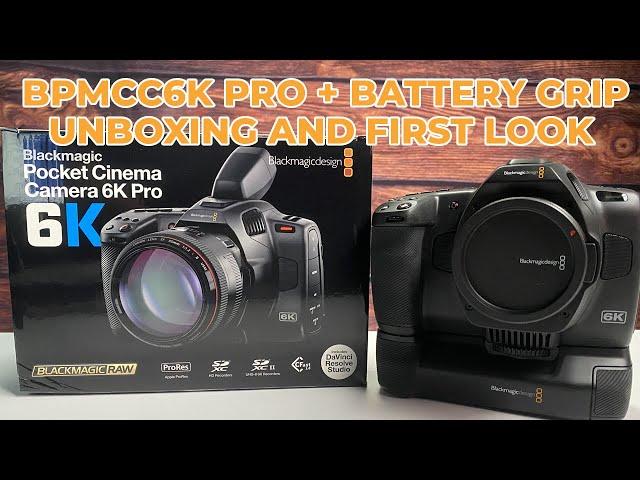 Blackmagic Cinema Camera 6K PRO Unboxing & First look