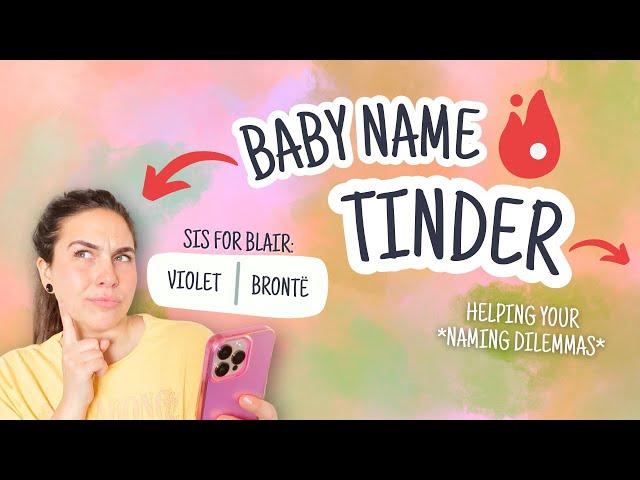 Unique Baby Names 2024: THIS or THAT Baby Name Tinder For Unique Boys & Girls Baby Name Ideas!