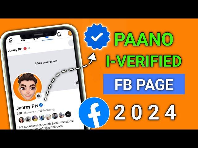 PAANO I-VERIFIED ANG FACEBOOK PAGE | META BLUE VERIFIED BADGE