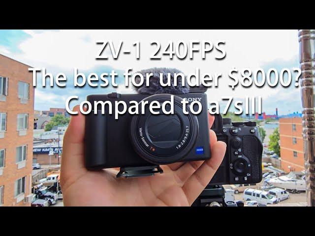 Sony ZV-1 240FPS tested. Compared to a7sIII/ZV-E1/FX3. Surprising Result!
