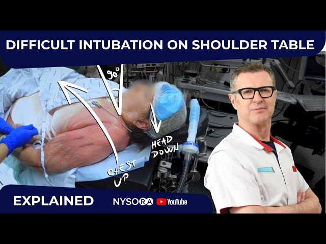 Difficult Intubation on a Shoulder Surgery Table - Crash course with Dr. Hadzic