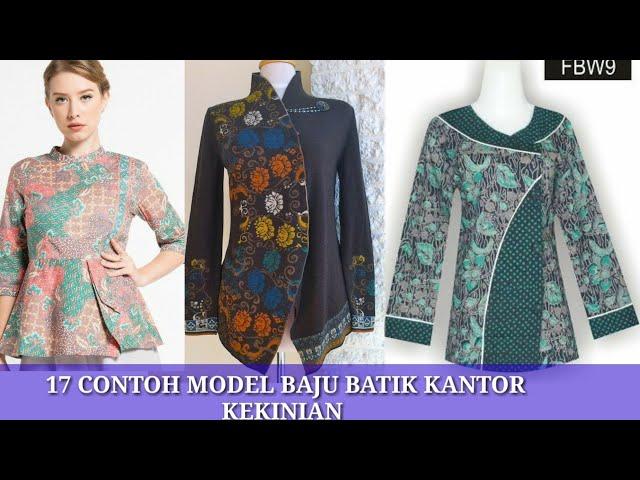 17 CONTOH MODEL BAJU BATIK KANTOR KEKINIAN