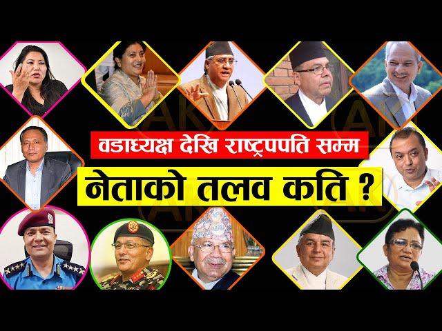 कति कमाउँछन् जनप्रतिनिधिले ? Nepali Political Leaders Salary. Income of Nepali Leaders. Rich Leaders