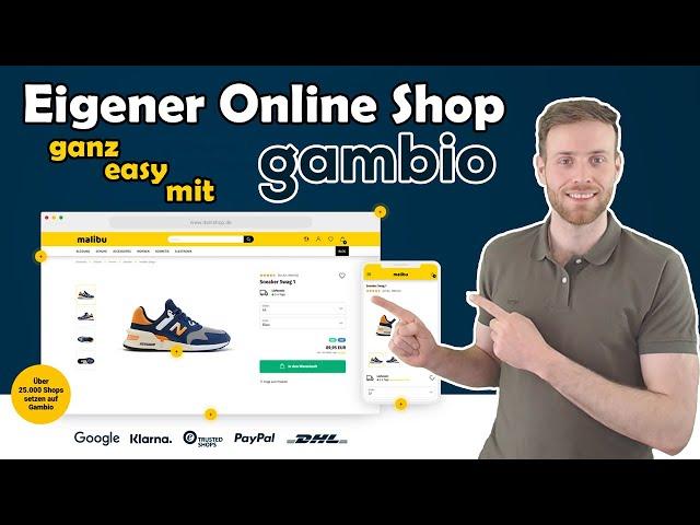 Online Shop Komplettlösung - Erstelle deinen Eigenen Onlineshop mit Gambio