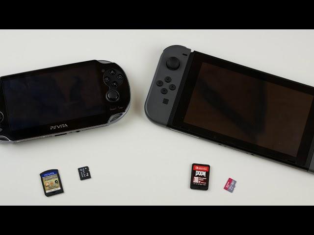 PS Vita vs Nintendo Switch kurzer Vergleich Deutsch/german