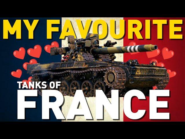 My TOP TANKS of FRANCE in World of Tanks!