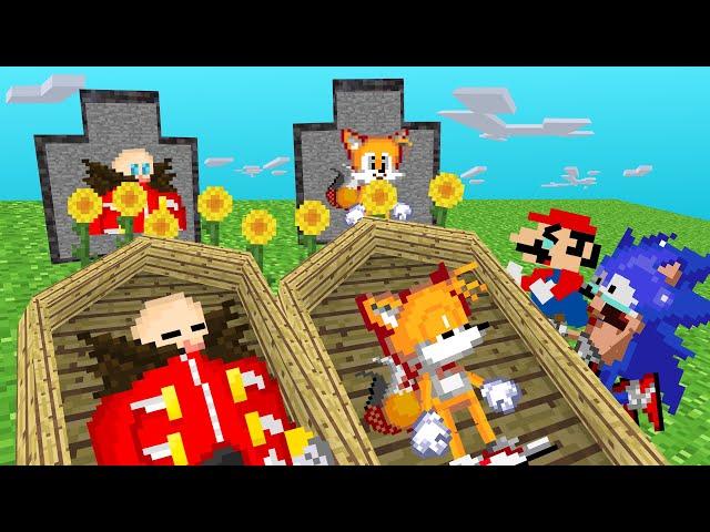 Minecraft Animation: Eggman Vs Team Sonic, Tails, Mario in Minecraft - Ep15