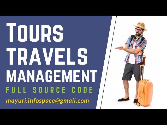 Online tours and travels management system project in php and mysql  | Free Academic Code Download