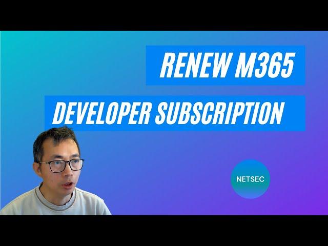 Renew Microsoft 365 Developer Subscription with Some Developing Activities in Your M365 Apps
