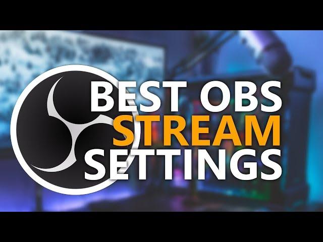 OBS STREAM SETTINGS 2023 - (TEST - 1080 60 FPS NVENC H.264 GOOD QUALITY)