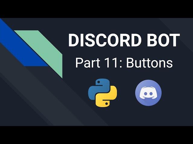 Discord Bot mit Python programmieren | Part 11: Buttons | Pycord Tutorial Deutsch