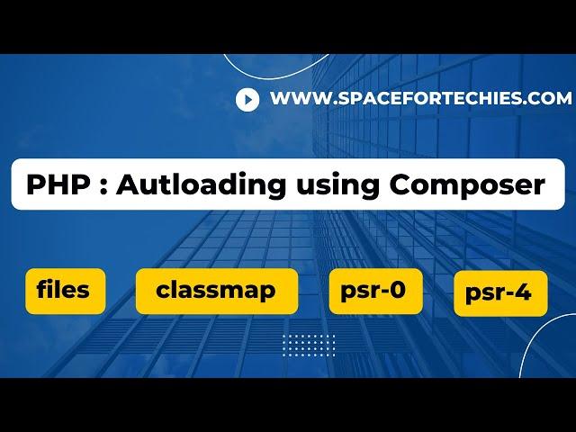 PHP 8 : Autoloading using Composer ( files, classmap, psr-0 and psr-4 )