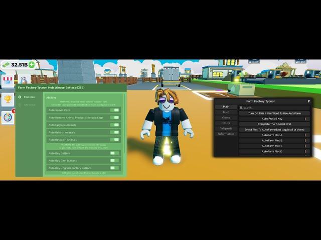 Farm Factory Tycoon Scripts - Inf Money and Auto Buy