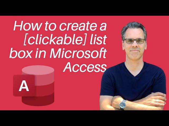 Microsoft Access listbox | form design and VBA