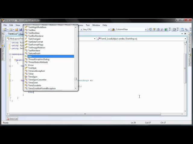 WinForms Layout Control - How to Create Layout Items Using Code - Tutorial