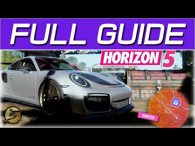 Forza Horizon 5 TREASURE HUNT ROAD READY FH5 Treasure Hunt (Winter Festival Playlist)