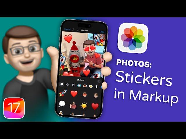 How to use Emoji and Stickers to Censor Photos in MarkUp on iOS 17