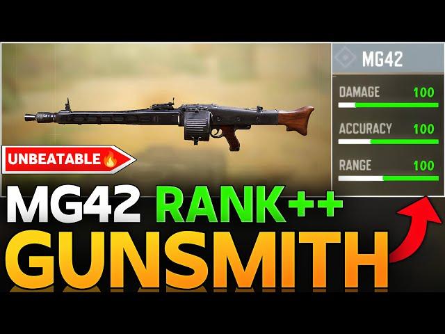 MAKE YOUR  MG42 UNSTOPPABLE THE BEST META IN CALL OF DUTY MOBILE | MG42 BEST GUNSMITH |