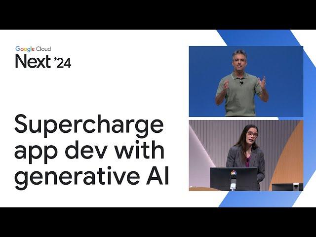 Supercharge app development and developer productivity with generative AI