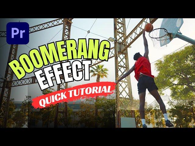 Create a Boomerang Effect in Seconds with Premiere Pro