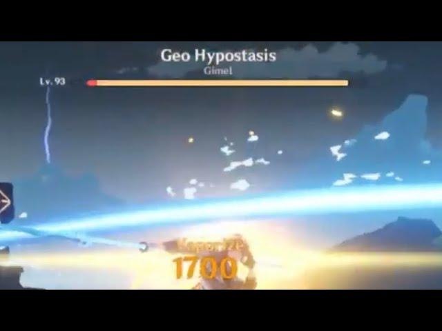 New Trick One Shot Geo Hypostasis - 24 Seconds - Genshin Impact