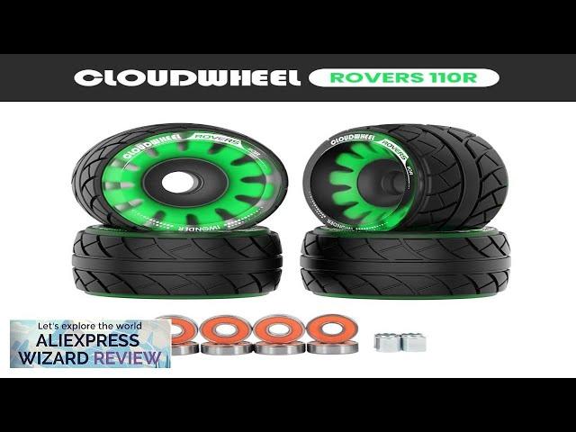 CLOUDWHEEL ROVERS 110R Urban All Terrain Off Road Electric Skateboard Wheels Review