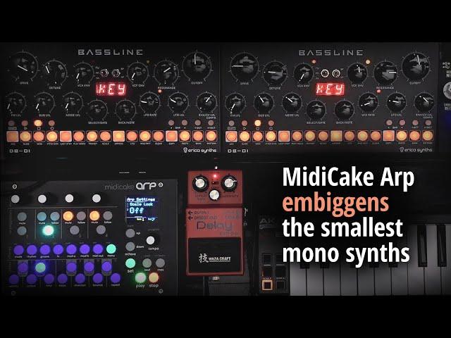 MidiCake Arp embiggens the smallest mono synths