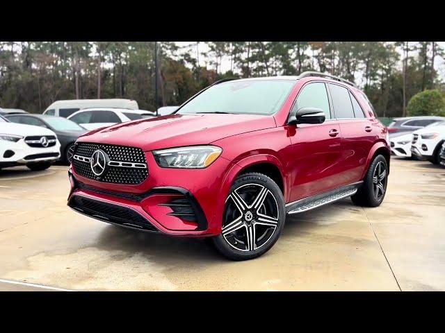 New Hybrid Mercedes 2025 GLE 450 e 4MATIC Luxury SUV | AMG Line & Cardinal Red exterior #luxurycars