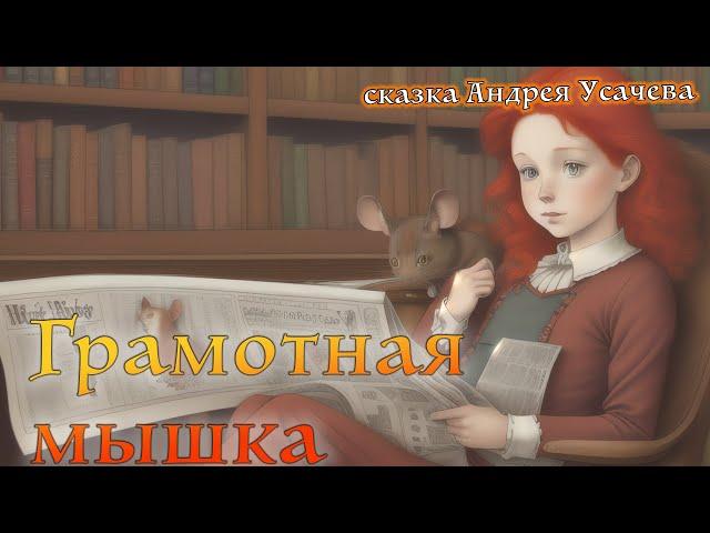 Грамотная мышка.Сказка Андрея Усачёва