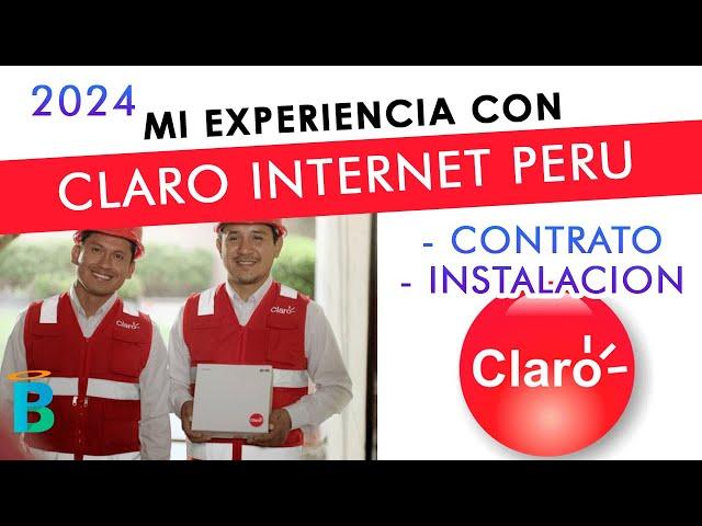 Claro INTERNET HOGAR Fibra Óptica Perú - EXPERIENCIA 2024 | Contratar internet de CLARO PERU