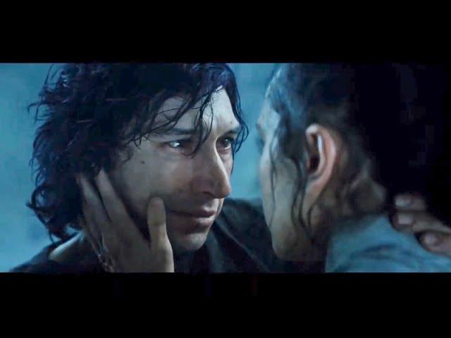 Rey and Ben Solo Kiss - The Rise of Skywalker HD